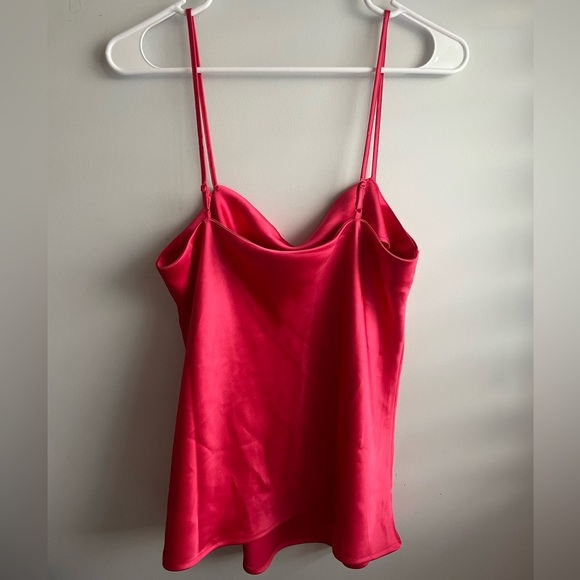 Satin Red Dress Up Top - Picture 4 of 5